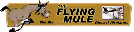 Diecast Model Airplanes.